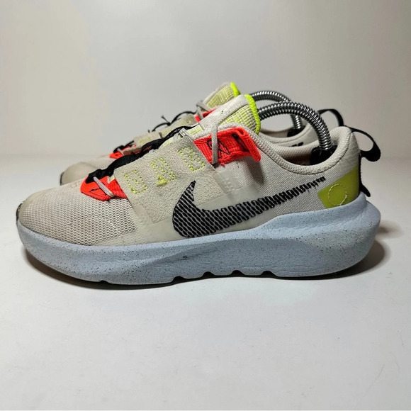 Nike Crater Impact GS Light Bone Stone Kid Sneaker Size 4Y Women 5.5 (279 Box 31 - Picture 2 of 9